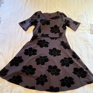 Lands End black holiday dress